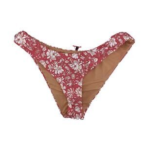 J. Crew Curved Waist Cheeky Bikini Bottom in Tossed Floral Size Medium NWT A